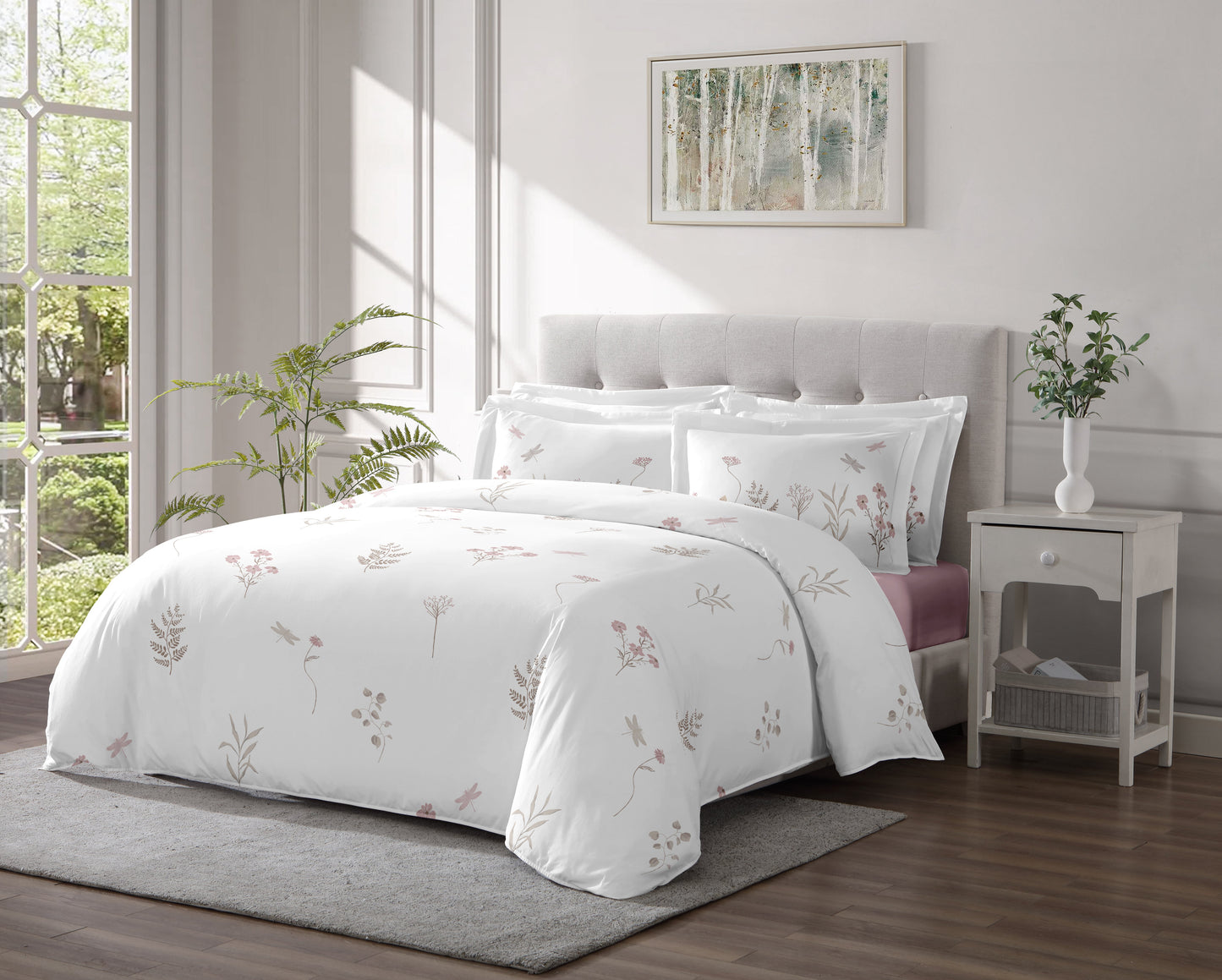 Linen Classique 300TC Wild Flowers Duvet Set