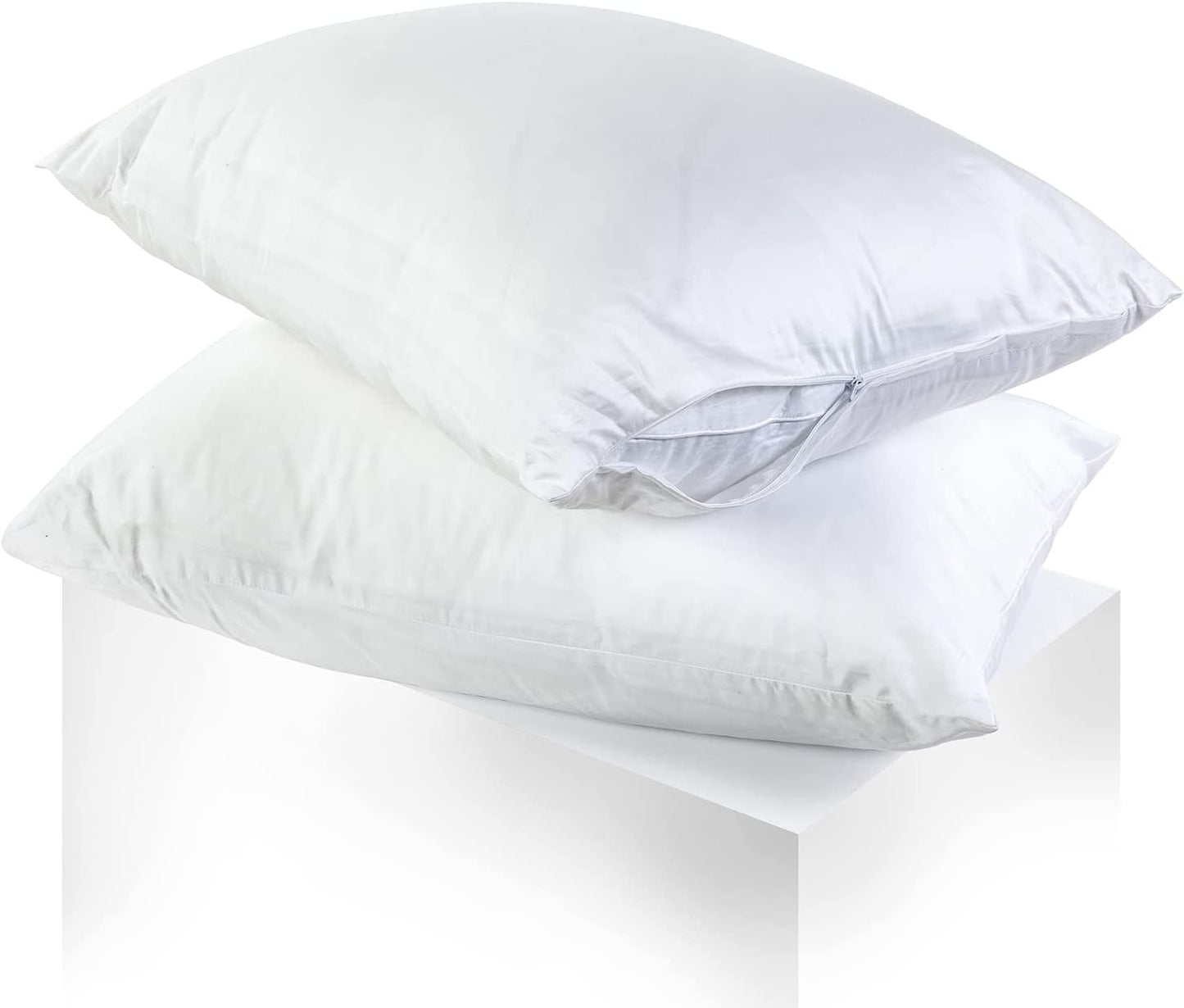 Linen Classique 320TC Sateen Zippered Pillow Protectors