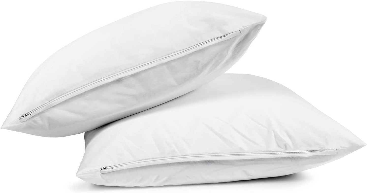Linen Classique 320TC Sateen Zippered Pillow Protectors