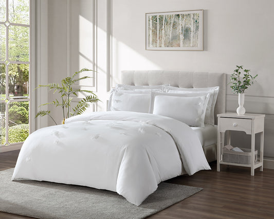 Linen Classique 320TC Chiffon Flowers Duvet Set