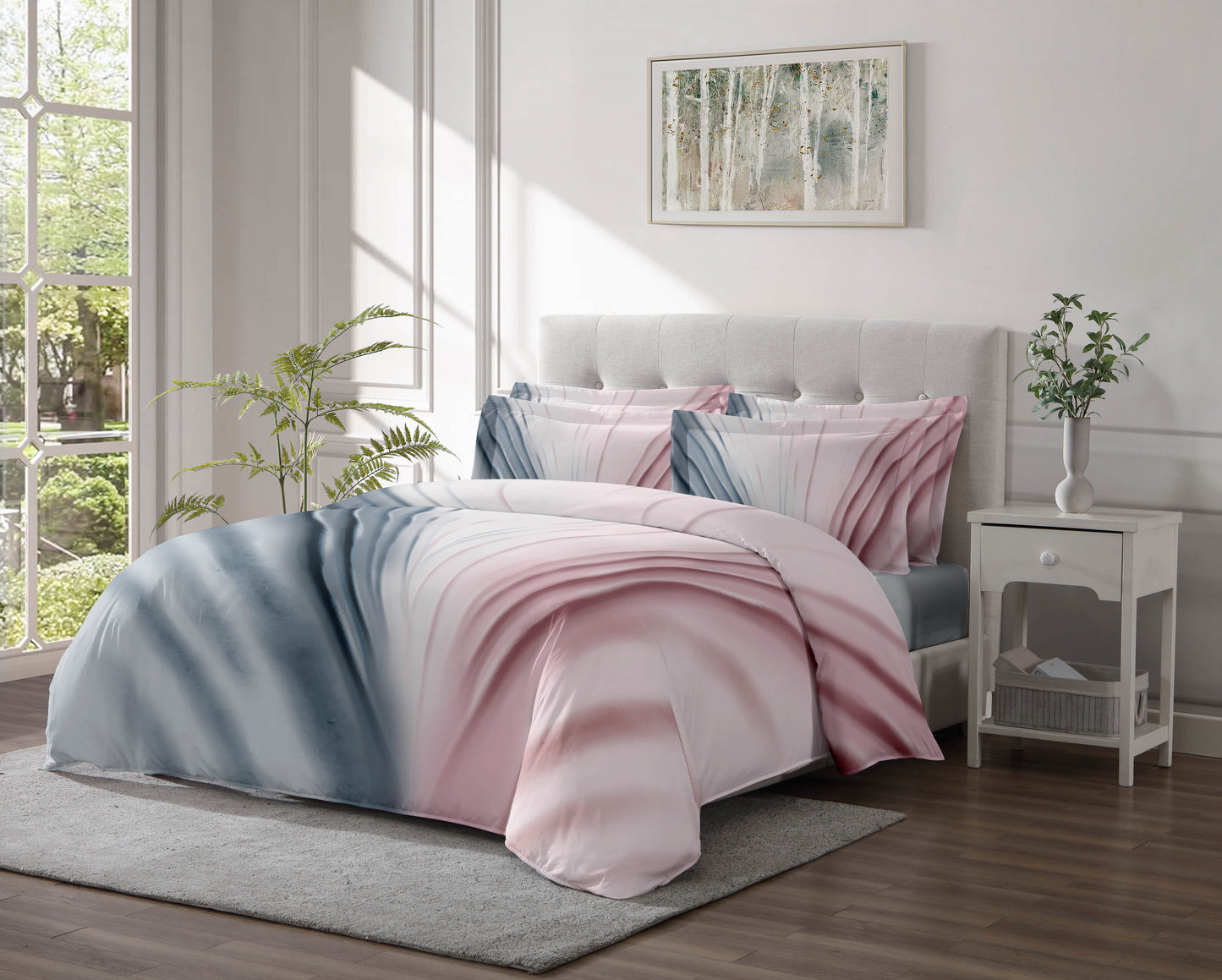 Linen Classique 320TC Divergent Creases Duvet Set