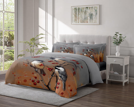 Linen Classique 320TC Magnificent Birds Duvet Set