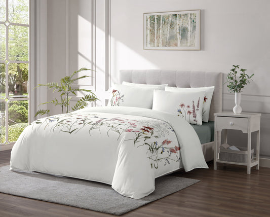 Linen Classique 300TC Secret Garden Duvet Set
